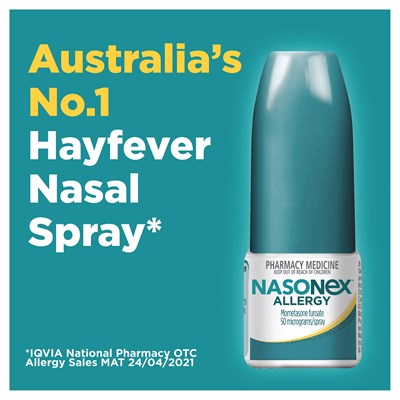 Nasonex Allergy Non-Drowsy 24 Hour Nasal Spray 65 Sprays