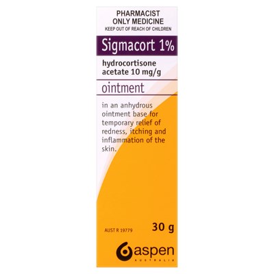 Sigmacort (Hydrocortisone) 1% Ointment 30g