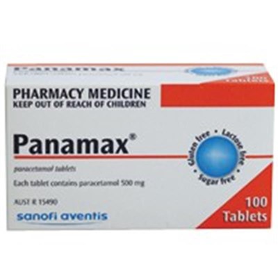 Panamax 500mg 100 Tablets