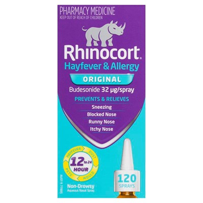 Rhinocort Hayfever & Allergy Original 32mcg Nasal Spray 120 Doses