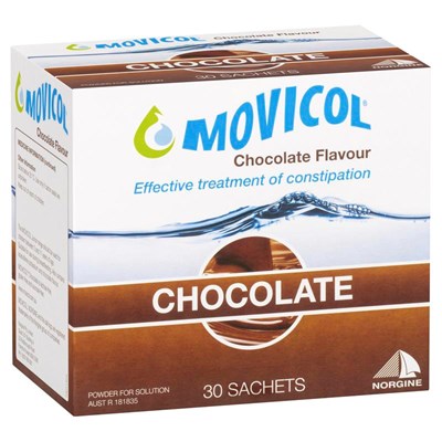 MOVICOL Chocolate Flavour Powder Sachet 13.9G x 30PK