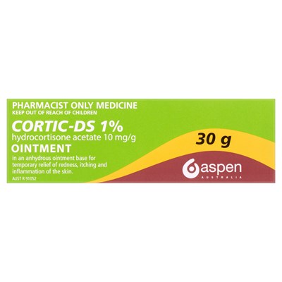 Cortic-DS (hydrocortisone) 1% Ointment 30g