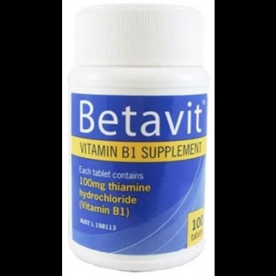 Betavit 100mg 100 Tablets