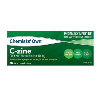 Chemists' Own C-Zine 10mg 70 Tablets