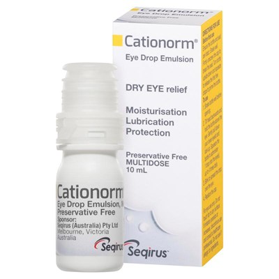 Cationorm Preservative Free Eye Drops 10mL