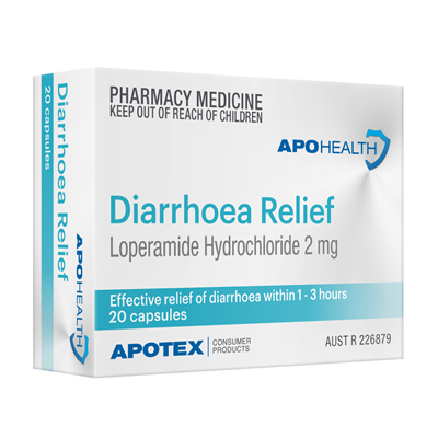 ApoHealth Diarrhoea Relief 2mg 20 Capsules