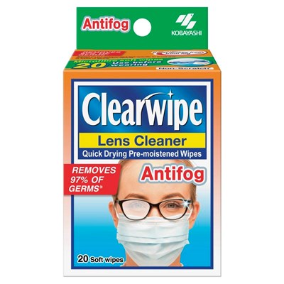 Clearwipe Lens Cleaner Anti-Fog 20 Wipes