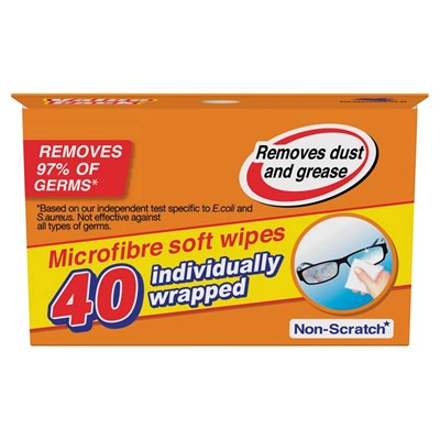 Clearwipe Lens Cleaner Value pack 40 Wipes