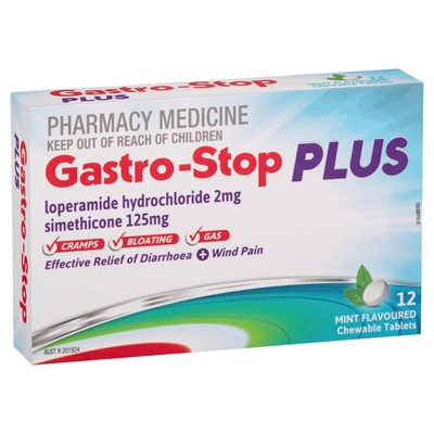 Gastro-Stop Plus Chewable Tablets 12