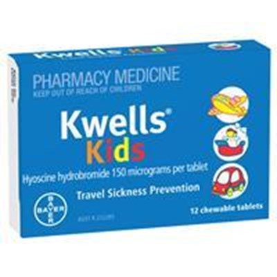Kwells Kids 12 Chewable Tablets