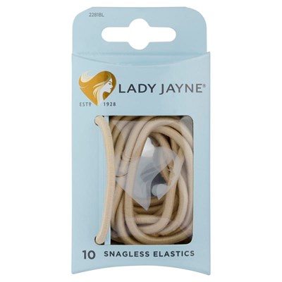 Lady Jayne Elastic Snagless Thick Blonde 10Pk
