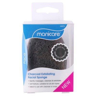 Manicare Charcoal Exfoliate Sponge