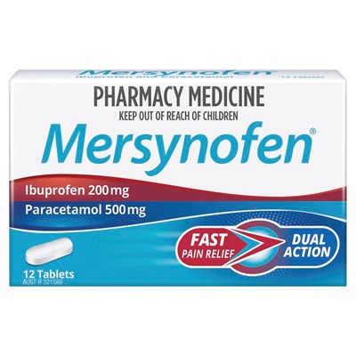 Mersynofen 12 Tablets