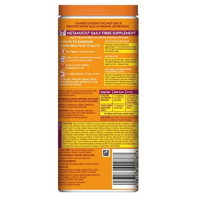 Metamucil Multi-Health Fibre Orange Smooth 72 Dose
