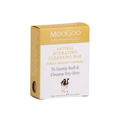 MooGoo Hydrating Cleansing Bar Finely Ground Oatmeal 130g