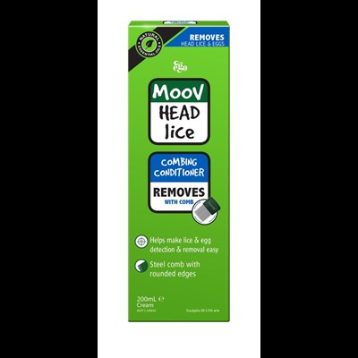 Moov Head Lice Combing Conditioner with Comb 200mL