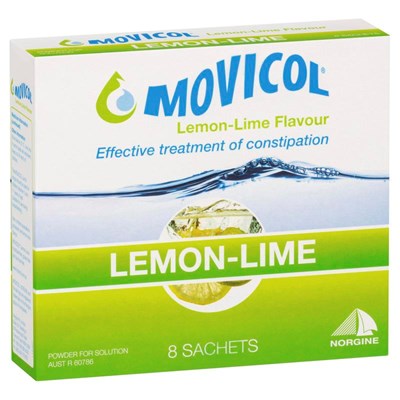 MOVICOL Lemon-Lime Flavour 8 x 13g Sachet
