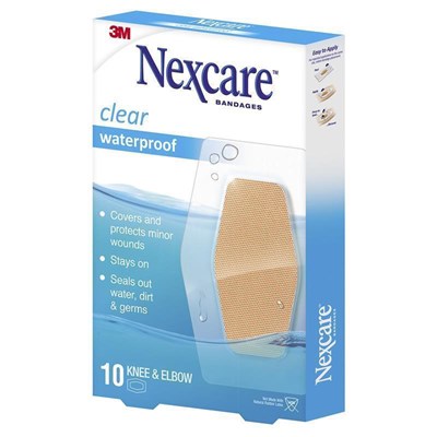 Nexcare Active Waterproof Strips Large 10 Pack