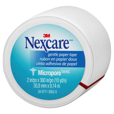 Nexcare Paper Tape White 50mm x 9.1m