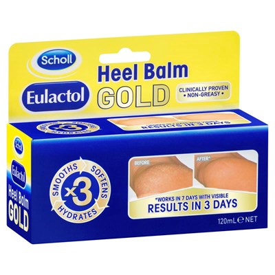 Scholl Eulactol Cracked Heel Balm Gold 120mL