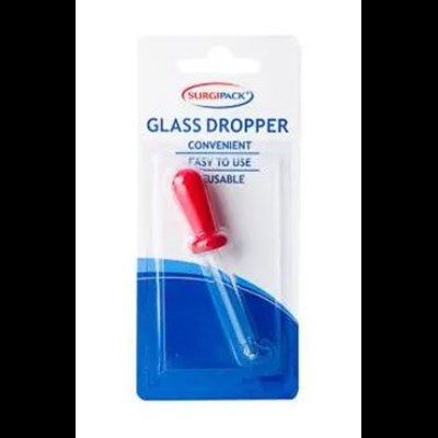 SurgiPack Plain Glass Dropper