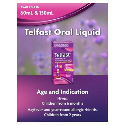 Telfast Kids Oral Liquid 60mL