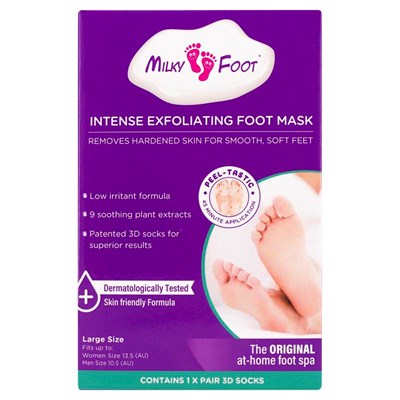 Milky Foot - Intense Exfoliating Foot Mask - Large