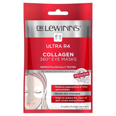 Dr. LeWinn's Ultra R4 Collagen 360° Eye Masks 3 Pack