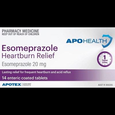 ApoHealth Esomeprazole 20mg 14 Tablets