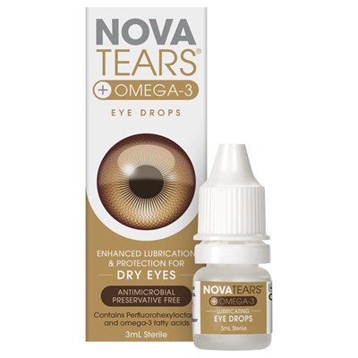 Nova Tears Omega 3 Eye Drops 3mL
