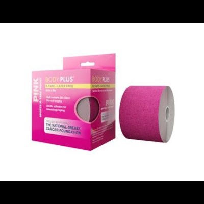 BodyPlus K Tape Pre-cut Pink 5cm x 5m