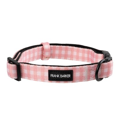 Frank Barker Pink Gingham Collar S