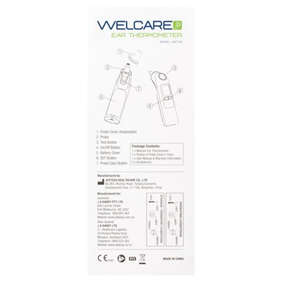 Welcare Ear Thermometer 2 in 1