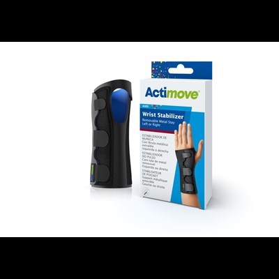 Actimove Sport Wrist Brace Right/Left Pediatric Black