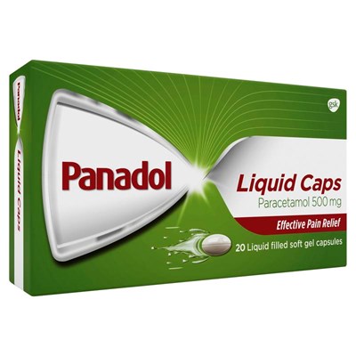 Panadol Liquid 20 Capsules