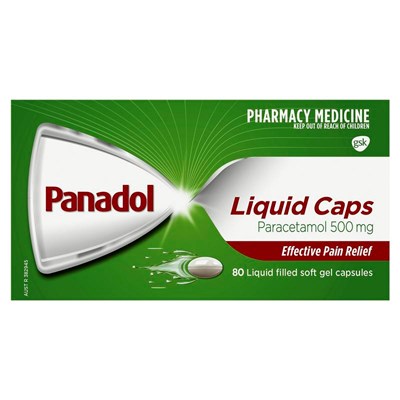 Panadol Liquid 80 Capsules