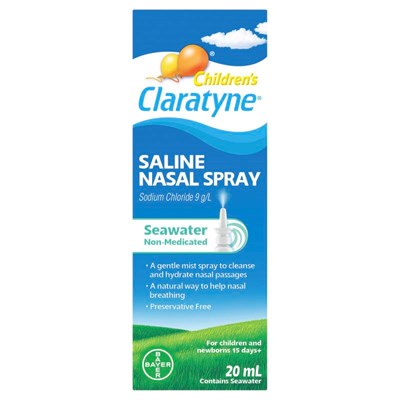 Claratyne Children's Saline Nasal Spray 20mL