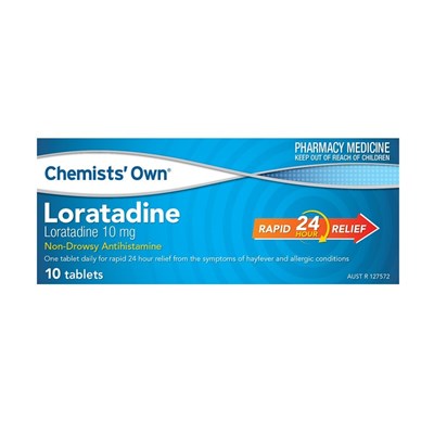 Chemists' Own Loratadine 10mg 10 Tablets
