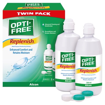 Opti-Free Replenish Twin Pack