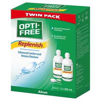 Opti-Free Replenish Twin Pack